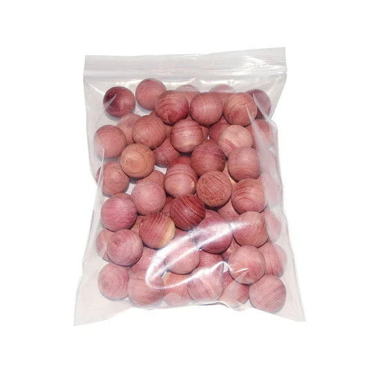 Natural Cedar Wood Balls for Closet Storage