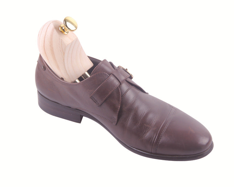 Pine Wood Shoe Trees for Crease Prevention