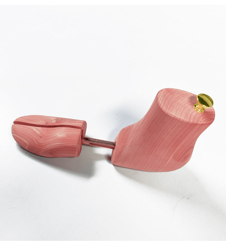 Adjustable Cedar Boot Shoe Trees for Shape Retention Crease Prevention and Odor Control