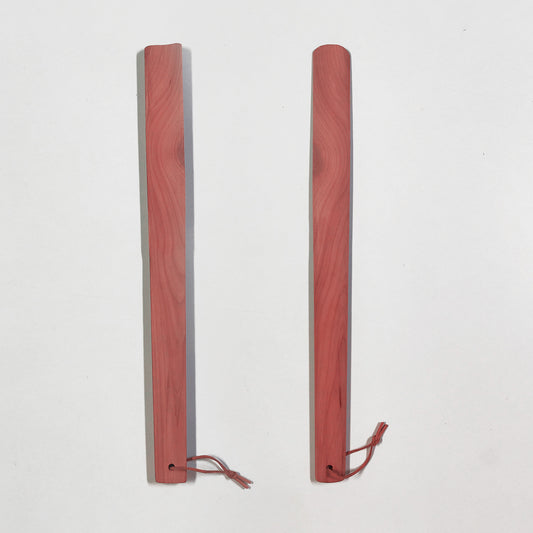 Cedar Wood Long Shoe Horn with Leather Strap