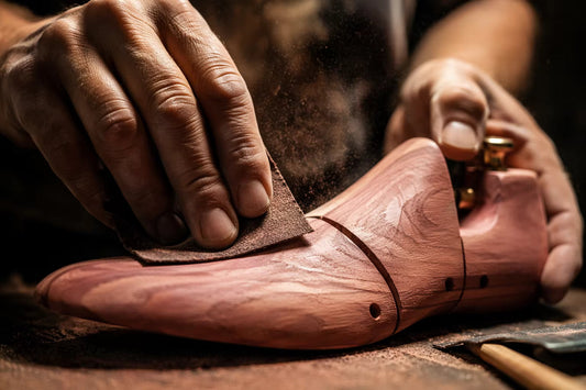 sandpaper cedar shoe trees banner