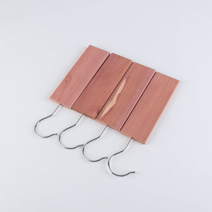 Cedar Wood Hanging Blocks for Closets – Natural Moth Repellent & Freshener