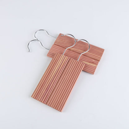 Cedar Wood Hanging Blocks for Closets – Natural Moth Repellent & Freshener
