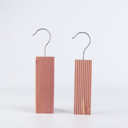 Cedar Wood Hanging Blocks for Closets – Natural Moth Repellent & Freshener