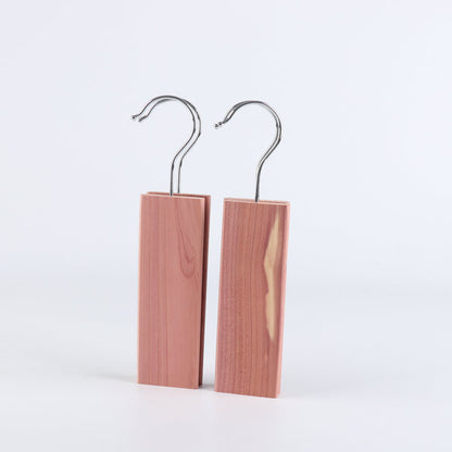 Cedar Wood Hanging Blocks for Closets – Natural Moth Repellent & Freshener