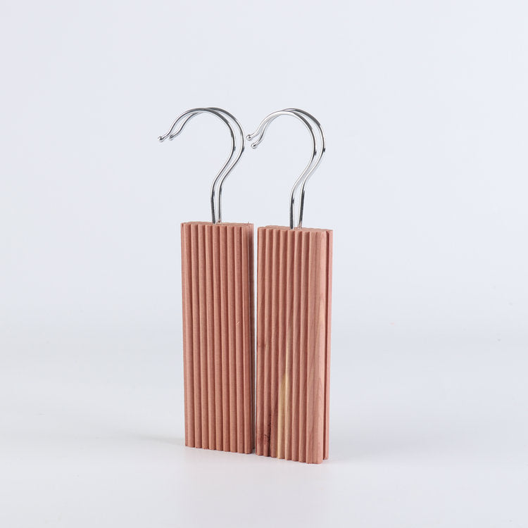 Cedar Wood Hanging Blocks for Closets – Natural Moth Repellent & Freshener