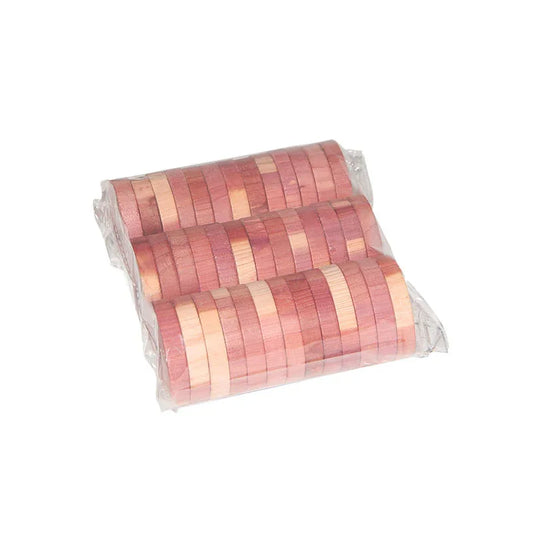 Cedar Wood Rings & Blocks for Closet and Shoe Storage