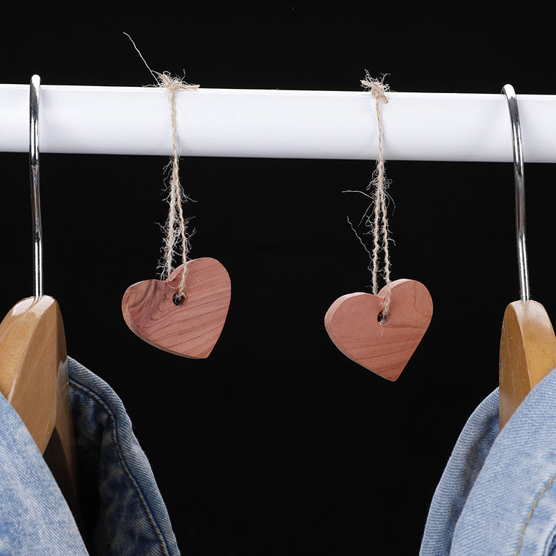 Aromatic Cedar Closet Blocks – Natural Moth Repellent & Odor Control (Heart, Ring & Flower Shapes)