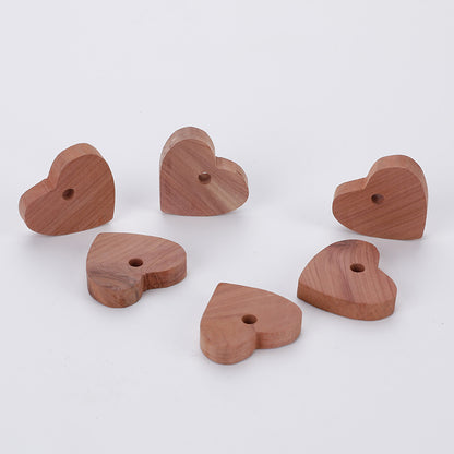 Aromatic Cedar Closet Blocks – Natural Moth Repellent & Odor Control (Heart, Ring & Flower Shapes)