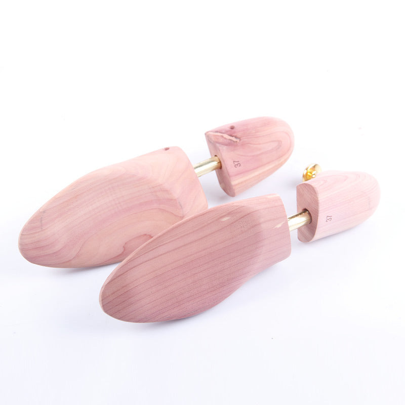 Cedar Wood Shoe Trees for Women Adjustable Single Spring Crease Prevention