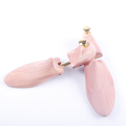 Cedar Wood Shoe Trees for Women Adjustable Single Spring Crease Prevention