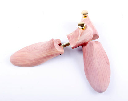 Cedar Wood Shoe Trees for Women Adjustable Single Spring Crease Prevention