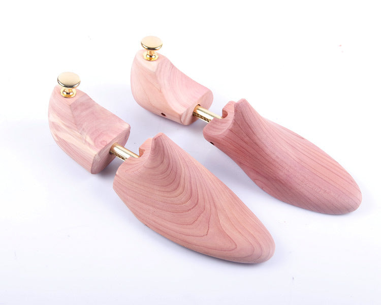 Cedar Wood Shoe Trees for Women Adjustable Single Spring Crease Prevention