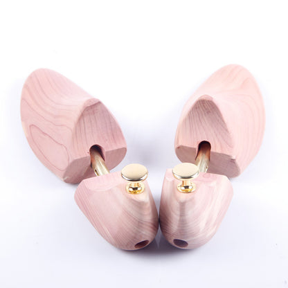 Cedar Wood Shoe Trees for Women Adjustable Single Spring Crease Prevention