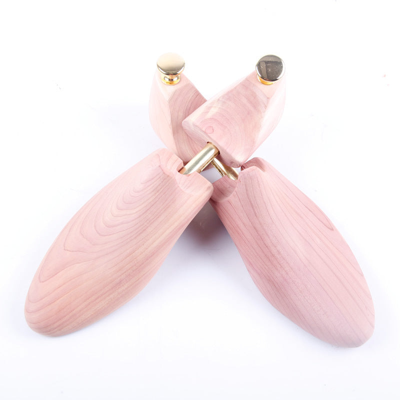 Cedar Wood Shoe Trees for Women Adjustable Single Spring Crease Prevention