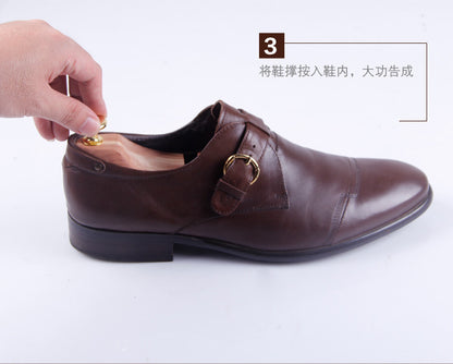 Cedar Wood Shoe Trees for Women Adjustable Single Spring Crease Prevention
