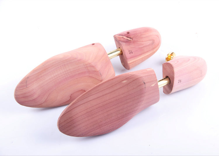 Cedar Wood Shoe Trees for Women Adjustable Single Spring Crease Prevention