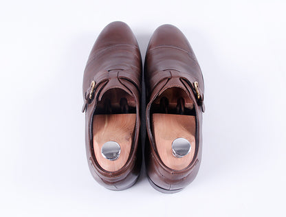 Adjustable Cedar Wood Twin Tube Spring Shoe Trees for Shoe Care
