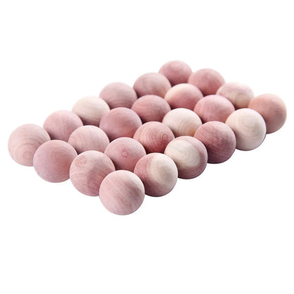 Boutons en cèdre naturel pour armoires et penderies