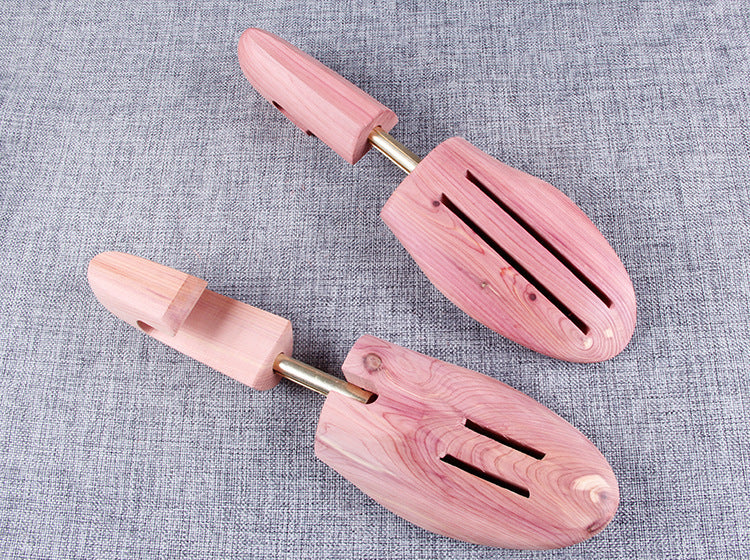 Adjustable Cedar Wood Spring Shoe Trees for Men and Women