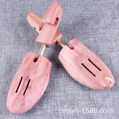 Adjustable Cedar Wood Spring Shoe Trees for Men and Women