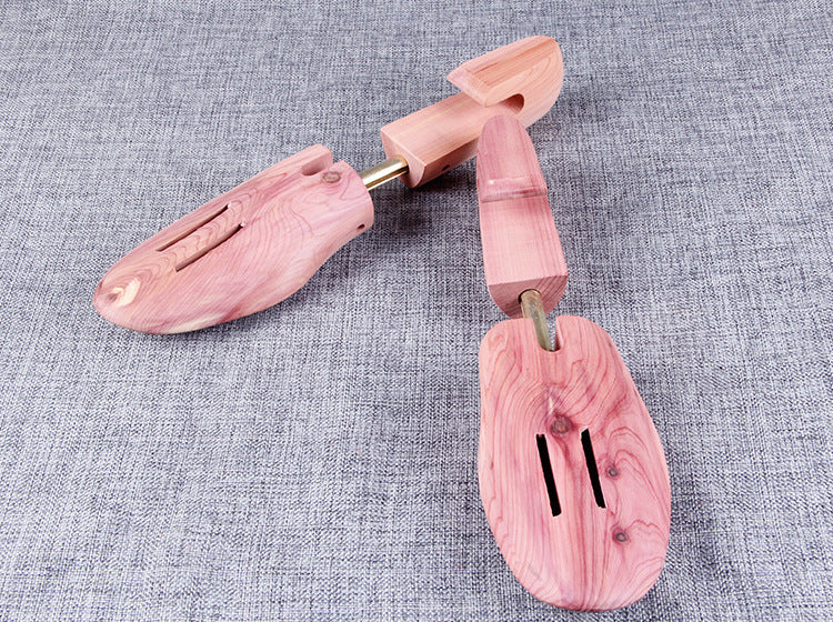 Adjustable Cedar Wood Spring Shoe Trees for Men and Women