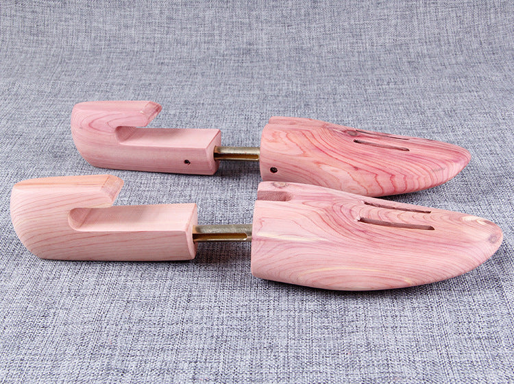 Adjustable Cedar Wood Spring Shoe Trees for Men and Women