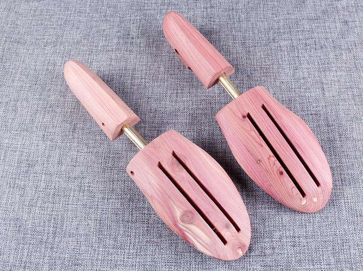 Adjustable Cedar Wood Spring Shoe Trees for Men and Women