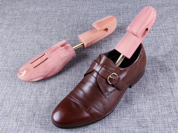 Adjustable Cedar Wood Spring Shoe Trees for Men and Women