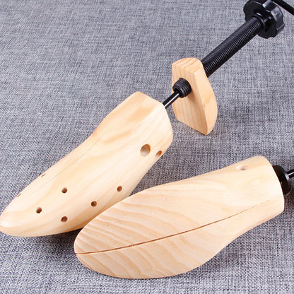 Adjustable Pine Wood Shoe Stretcher for Width and Length Expansion