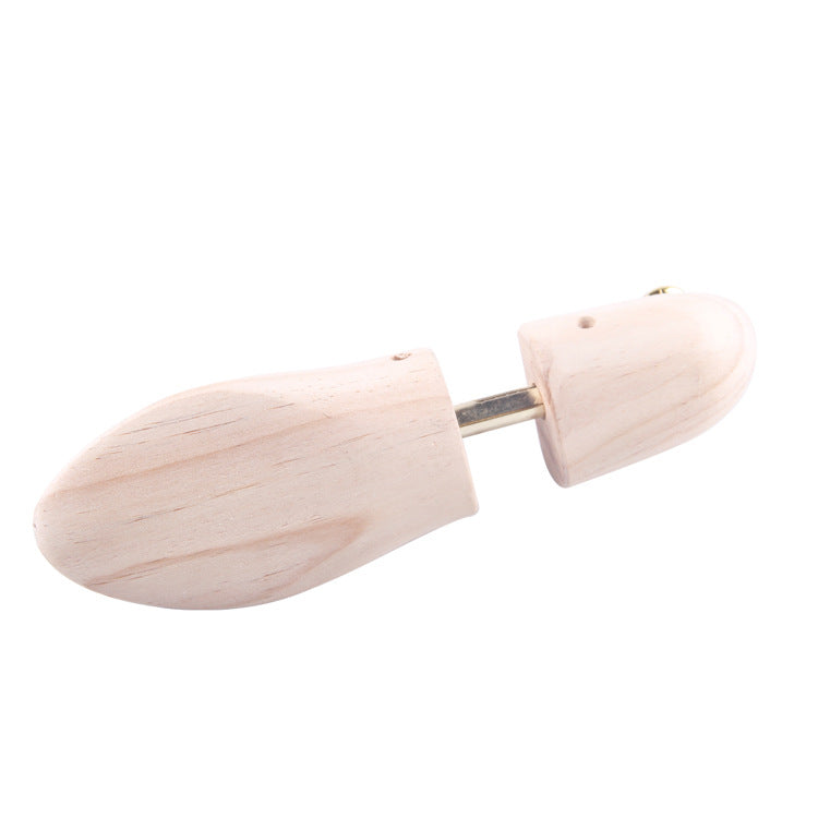 Adjustable New Zealand Pine Shoe Trees for Shape Retention and Crease Prevention