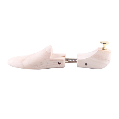 Adjustable New Zealand Pine Shoe Trees for Shape Retention and Crease Prevention