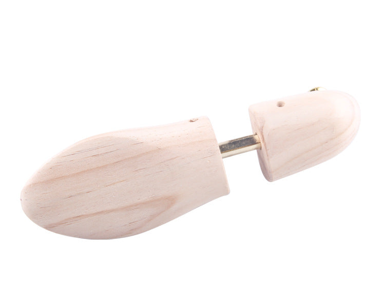 Adjustable New Zealand Pine Shoe Trees for Shape Retention and Crease Prevention