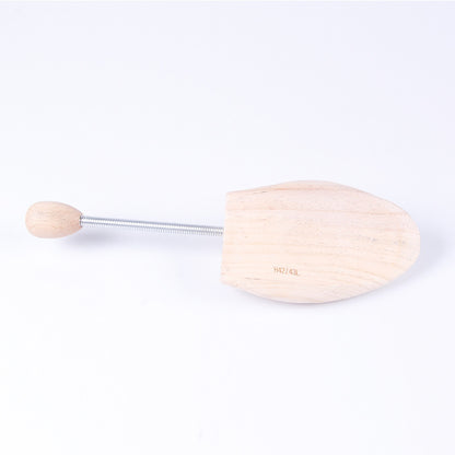 Adjustable Pine Wood Shoe Trees with Single Spring