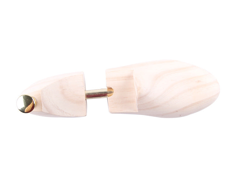 Adjustable New Zealand Pine Shoe Trees for Shape Retention and Crease Prevention