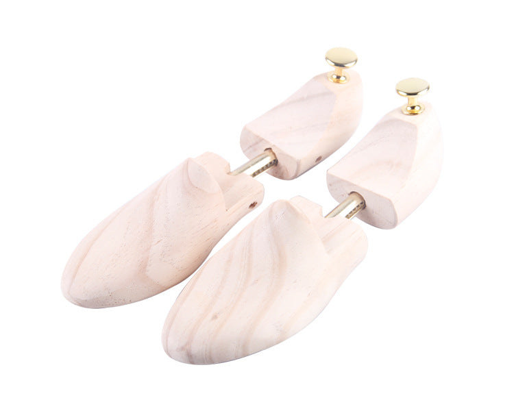 Adjustable New Zealand Pine Shoe Trees for Shape Retention and Crease Prevention
