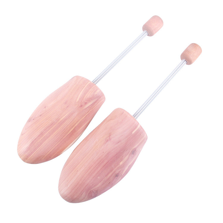 Cedar Wood Spring Shoe Trees Adjustable Crease Prevention