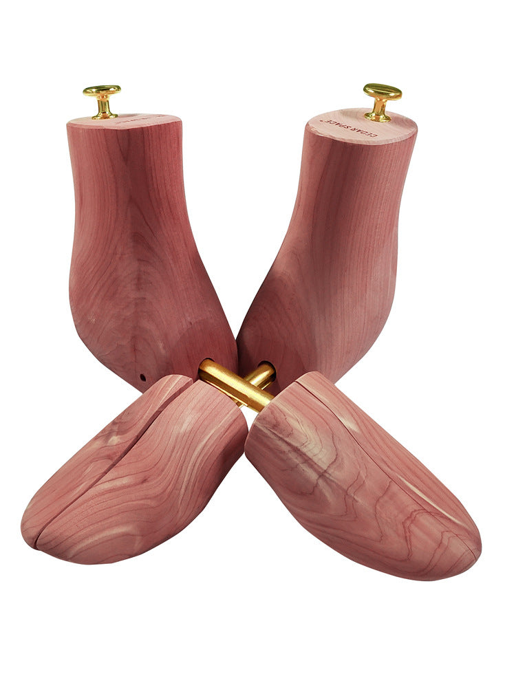 Adjustable Cedar Boot Shoe Trees for Shape Retention Crease Prevention and Odor Control