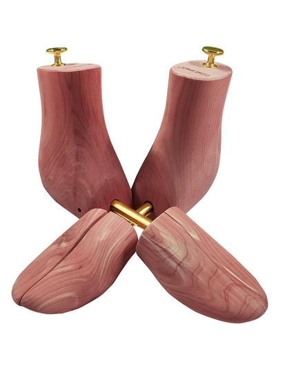 Adjustable Cedar Boot Shoe Trees for Shape Retention Crease Prevention and Odor Control