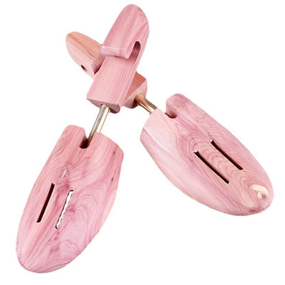 Adjustable Cedar Wood Spring Shoe Trees for Men and Women