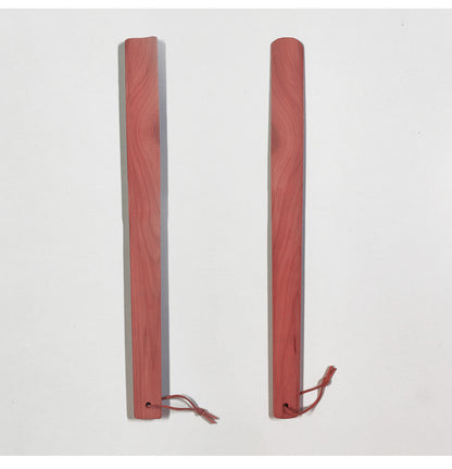 Cedar Wood Long Shoe Horn with Leather Strap