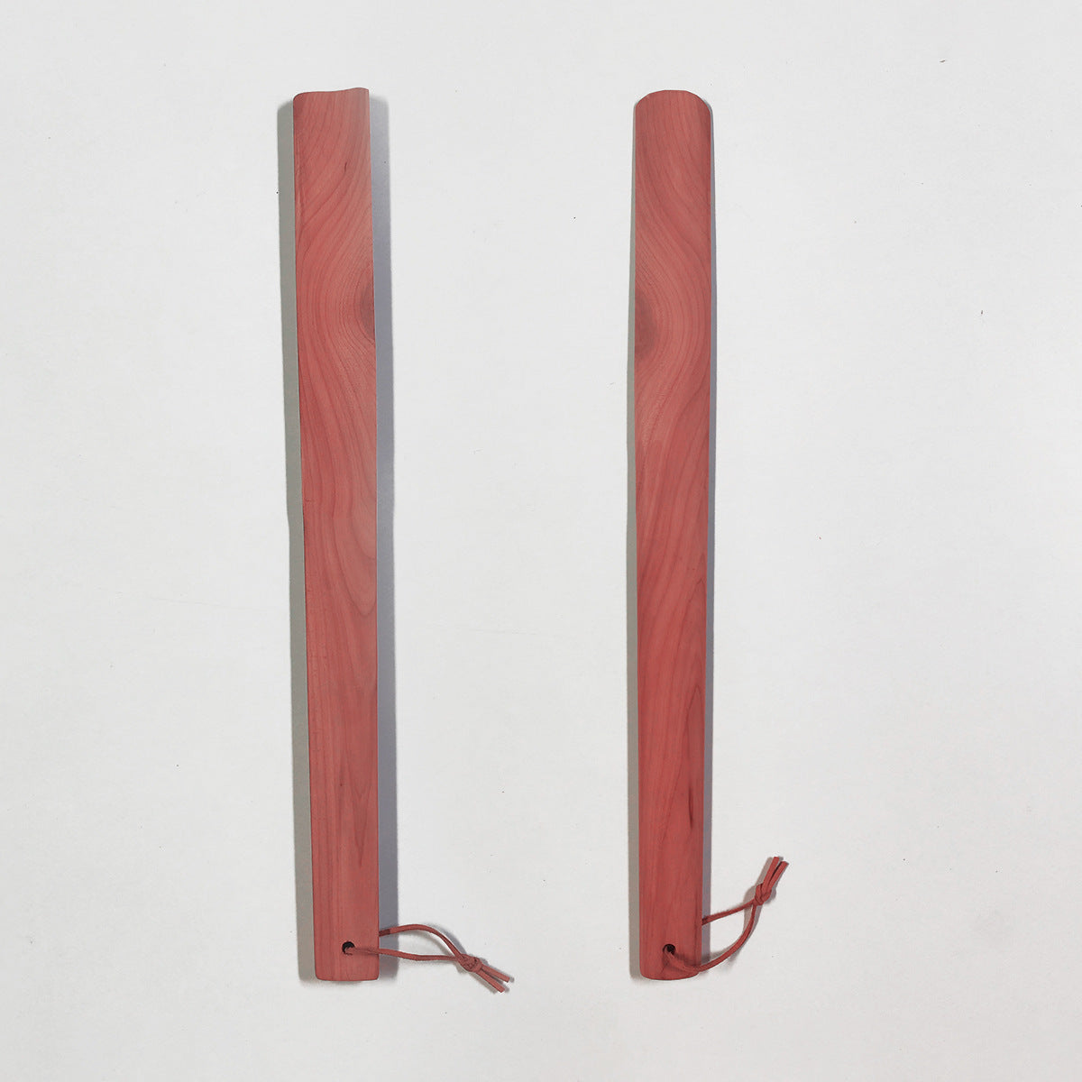 Cedar Wood Long Shoe Horn with Leather Strap