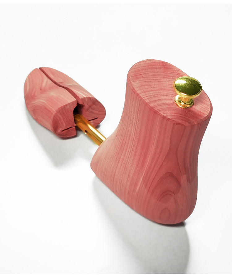 Adjustable Cedar Boot Shoe Trees for Shape Retention Crease Prevention and Odor Control